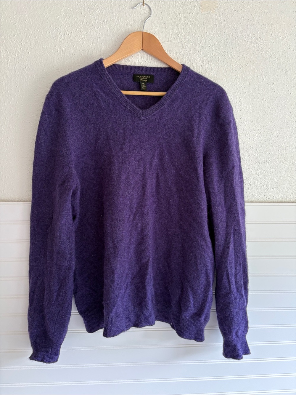 Club Room Purple V-Neck Sweater